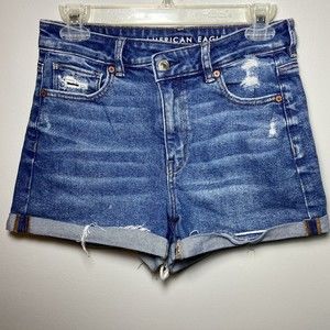 American Eagle Mom Jean Shorts Size 4